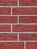 Фасадная плитка ручной формовки, Jever, фризланд красный, 240x14x52
