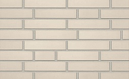 Клинкерная фасадная плитка Oslo, Белый перламутровый, гладкая 240x9x71