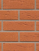 Клинкерная фасадная плитка "terracotta rustico", терракота, "структура формбек" 240х9х71