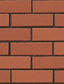 Кирпич лицевой клинкерный Красный "Кембридж" Винтаж 250x85x65, ЛСР