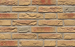 Кирпич ручной формовки Muhr Nr. 24 Baltrum 1/2 WF, размер 210х45х50