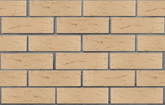 Кирпич лицевой пустотелый Бежевый Рустик 250x120x65, ЛСР