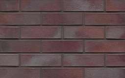 Клинкерный кирпич Muhr Nr. 10  Violettblau geflammt  DF  Riegel размер 240х52х52