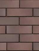 Кирпич лицевой клинкерный Тёмно-терракотовый флэш "Брюгге" Гладкий 250x85x65, ЛСР
