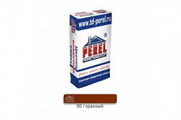 Цветной кладочный раствор Perel VL0260 красный, меш. 50 кг