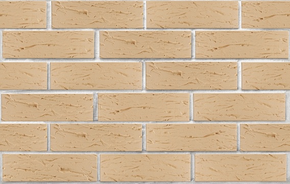 Кирпич лицевой пустотелый Бежевый Рустик 250x120x65, ЛСР