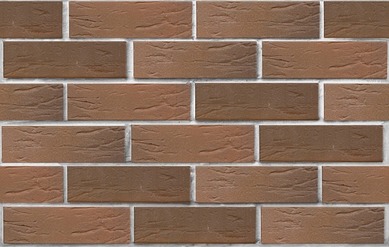 Кирпич лицевой пустотелый Красный флэш ультра Рустик 250x120x65, ЛСР