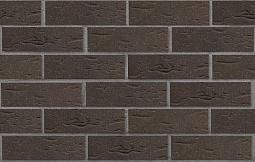 Кирпич лицевой клинкерный Тёмно-красный с черным песком "Лиссабон" Винтаж 250x85x65, ЛСР