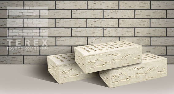 Кирпич лицевой пустотелый Дюна Рустик 250x120x65, TEREX