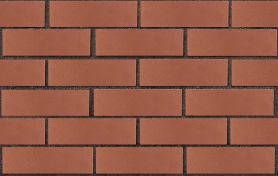 Кирпич лицевой пустотелый Тёмно-красный Гладкий 250x120x65, ЛСР