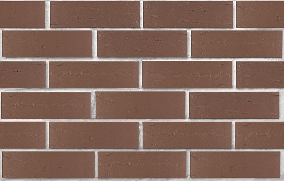 Кирпич лицевой пустотелый Тёмно-коричневый Рустик 250x120x65, ЛСР