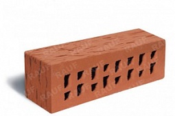 Клинкерный кирпич лицевой Красный "Лондон" Береста 250x85x65, ЛСР