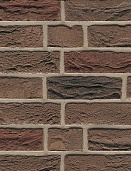 Кирпич ручной формовки Muhr Nr. 20 Ruhrtal Mangan 1/2 WDF, размер 210х45х65