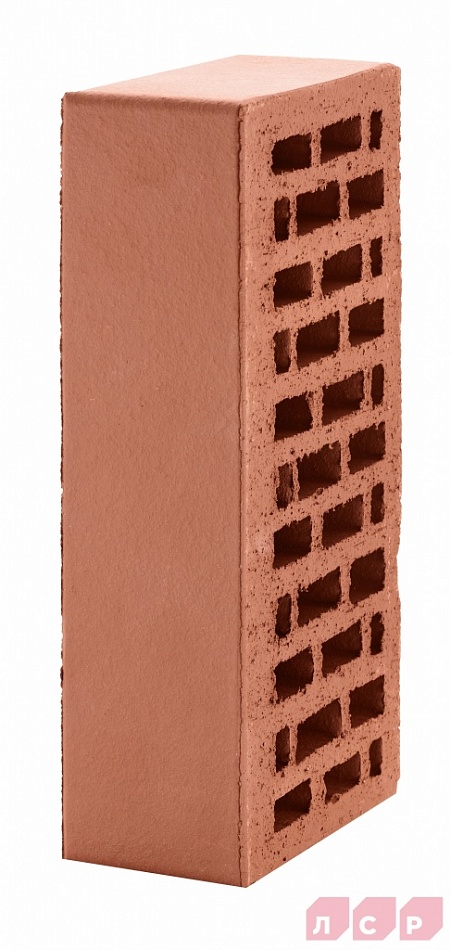 Кирпич лицевой пустотелый Тёмно-красный Гладкий 250x120x65, ЛСР