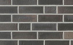 Кирпич клинкерный полнотелый, Chelsea, базальтовый пестрый 240x115x71