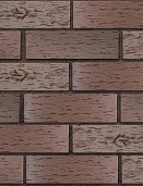 Кирпич лицевой клинкерный Тёмно-терракотовый флэш "Брюгге" Береста 250x85x65, ЛСР
