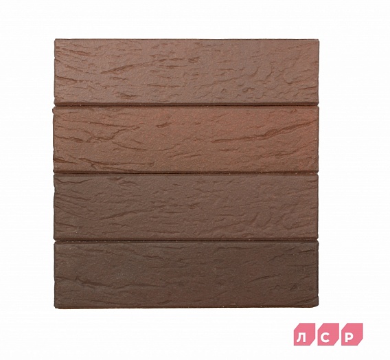 Кирпич лицевой пустотелый Красный флэш ультра Рустик 250x120x65, ЛСР