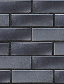 Кирпич лицевой клинкерный Чёрно-серебристый "Берген" Гладкий 250x85x65, ЛСР