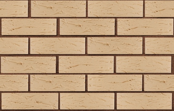 Кирпич лицевой пустотелый Бежевый Рустик 250x120x65, ЛСР