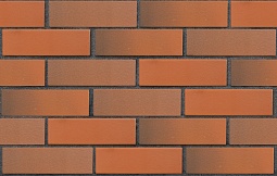 Кирпич лицевой полнотелый Красный флэш R-60 250x120x65, ЛСР