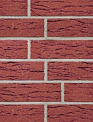Кирпич клинкерный полнотелый, Jever, фризланд красный, мерейная с песочной пылью  240x115x71