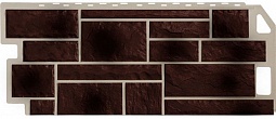 КАМЕНЬ коричневый фасадная панель FineBer