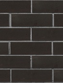 Кирпич лицевой клинкерный Чёрный матовый "Рейкьявик" Гладкий 250x85x65, ЛСР