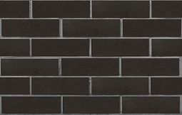 Кирпич лицевой клинкерный Чёрный матовый "Рейкьявик" Гладкий 250x85x65, ЛСР