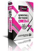 Цементно-песчаная смесь РЕАЛ М-150 зимняя, мешок 25 кг