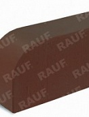 Кирпич лицевой полнотелый Коричневый угловой R-60 250x120x65, ЛСР