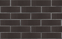 Кирпич лицевой клинкерный Чёрный глянцевый "Рейкьявик" Гладкий 250x85x65, ЛСР