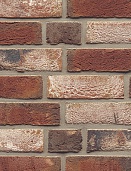 Кирпич ручной формовки Muhr Borghees (Objektstein) 1/2 WF, размер 210х45х50