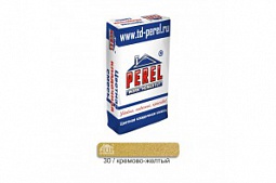 Цветной кладочный раствор Perel SL 0030 кремово-желтый, меш. 50 кг (для кирпича с водопоглощением 5-12%)