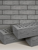 Кирпич лицевой пустотелый Серый Рустик 250x120x65, TEREX