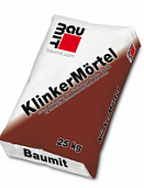 Кладочный раствор для лицевого кирпича Baumit KlinkerMörtel