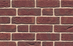 Кирпич ручной формовки Muhr Nr. 6 Niederrhein-rot geflammt 1/2 WF, размер 210х45х50