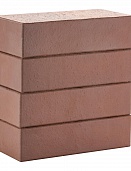 Кирпич лицевой полнотелый Коричневый Гладкий 250x120x65, ЛСР