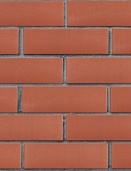 Кирпич лицевой клинкерный Красный "Лондон" Гладкий 250x85x65, ЛСР