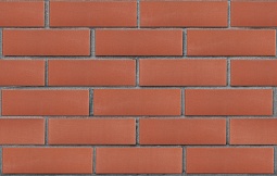 Кирпич лицевой клинкерный Красный "Лондон" Гладкий 250x85x65, ЛСР