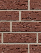 Клинкерная фасадная плитка "terra mana", коричневая с оттенками, "рустикаль", с отделкой под шагрень 240х9х71