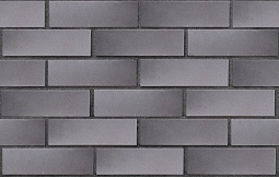 Кирпич лицевой клинкерный Серый с серебром "Харстад" Гладкий 250x85x65, ЛСР