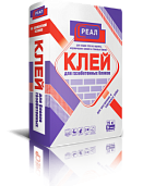 Клей для газобетона РЕАЛ, мешок 25 кг