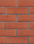 Кирпич лицевой клинкерный Красный "Лондон" Береста 250x85x65, ЛСР