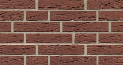 Клинкерная фасадная плитка "terra mana", коричневая с оттенками, "рустикаль", с отделкой под шагрень 240х9х52
