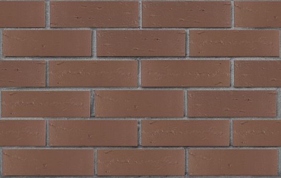 Кирпич лицевой пустотелый Тёмно-коричневый Рустик 250x120x65, ЛСР