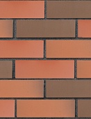 Кирпич лицевой клинкерный Красный флэш "Ноттингем" Гладкий 250x85x65, ЛСР
