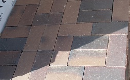 Клинкерная брусчатка Muhr Nr. 33A   Schwarz- braun  PK Riegel размер 200х65х52
