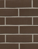 Кирпич клинкерный пустотелый,"geo liso", темно-коричневый с оттенками, гладкий 240х115х71