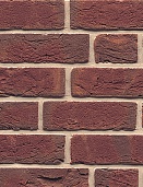 Кирпич ручной формовки Muhr Nr. 6 Niederrhein-rot geflammt 1/2 WDF, размер 210х45х65