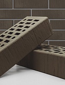 Кирпич лицевой пустотелый Какао Шале 250x120x65, Терекс